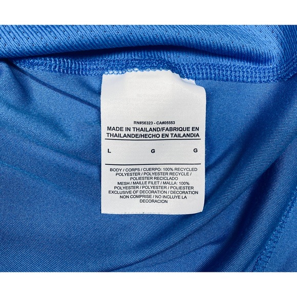 Nike Running Athletic Top Dri-Fit Performance Blue T Women's Size L - Picture 6 of 7